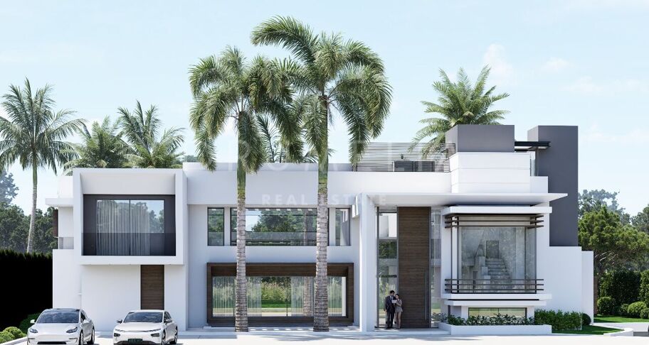 Ny villa under uppförande, Guadalmina Baja, Marbella