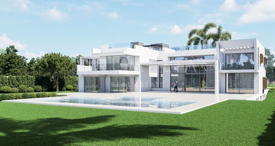 Ny villa under uppförande, Guadalmina Baja, Marbella