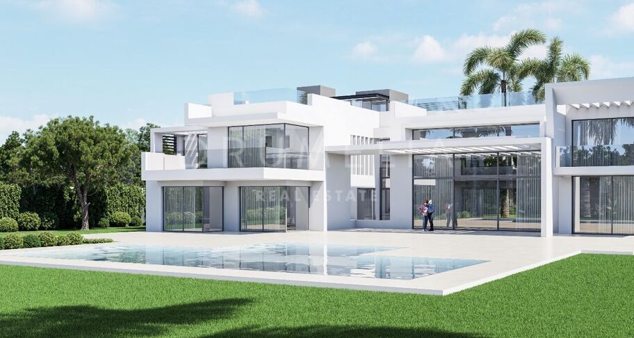 Ny villa under uppförande, Guadalmina Baja, Marbella