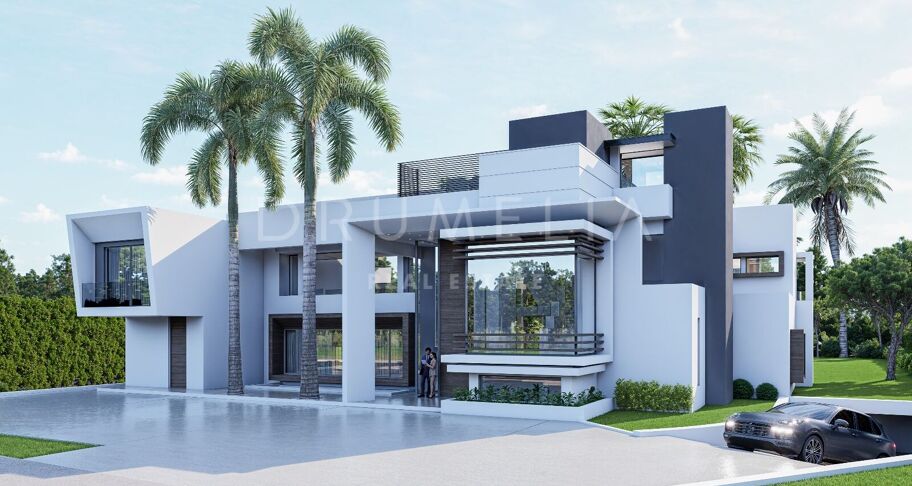 Ny villa under uppförande, Guadalmina Baja, Marbella