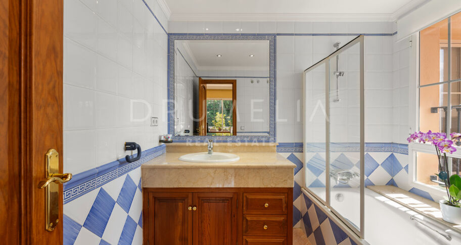 Charming 5-Bedroom Andalusian Villa with Private Pool in Atalaya Río Verde, Marbella