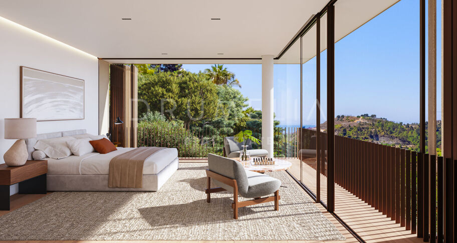 Contemporary villa with panoramic views in El Madroñal