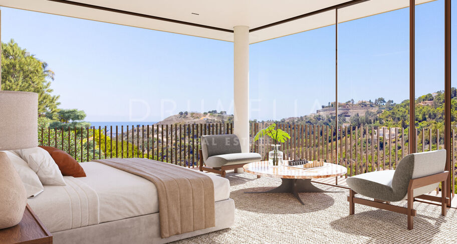 Contemporary villa with panoramic views in El Madroñal