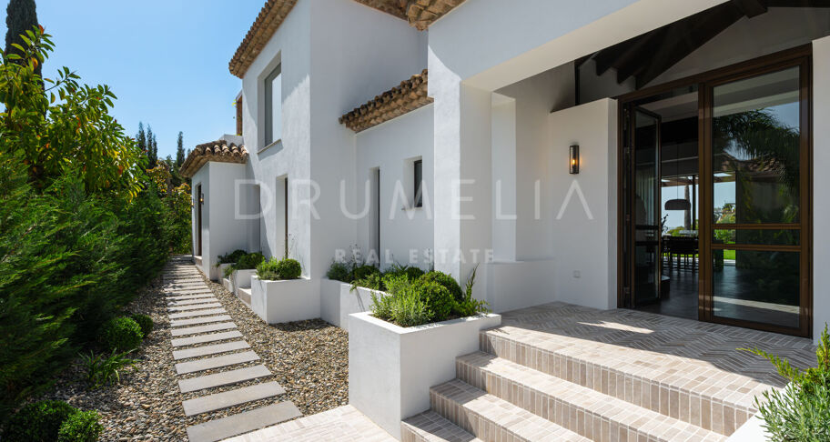 Villa de luxe avec vue mer à El Herrojo, Benahavís