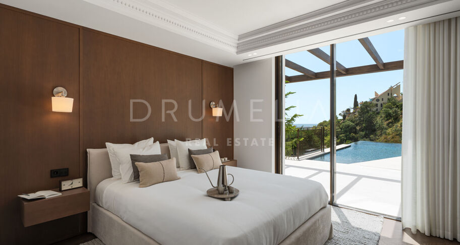 Villa de luxe avec vue mer à El Herrojo, Benahavís