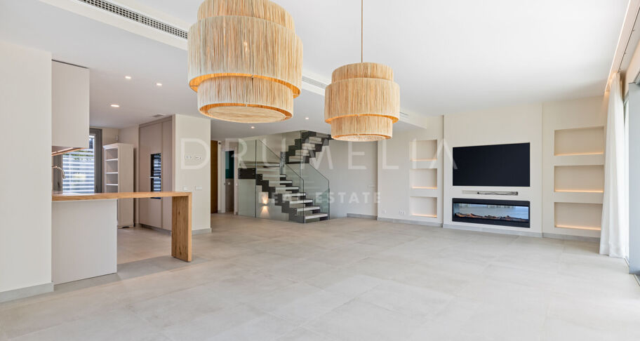 Nieuwbouw hoekvilla in Treetops, San Pedro · 4 slaapkamers, privé jacuzzi en panoramisch uitzicht over het dal