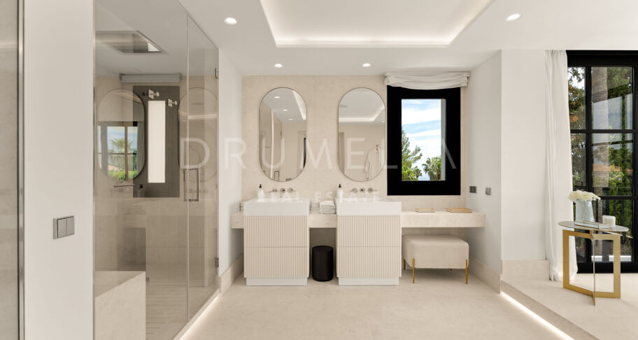 Villa Marusha - Modern Andalusian Villa in Sierra Blanca with La Concha and Sea views