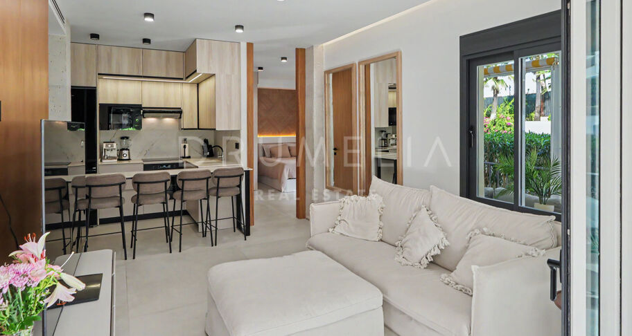 Renoviertes Apartment im Erdgeschoss in Andaluceda del Mar, Puerto Banfas