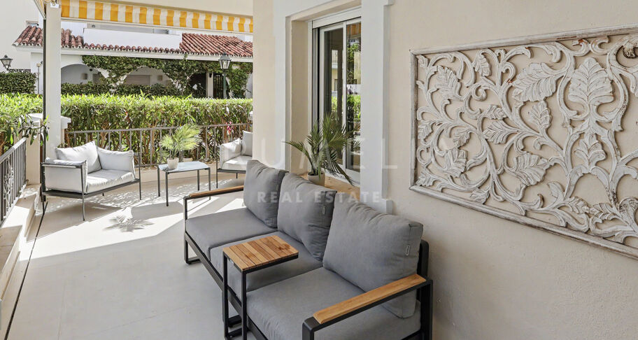 Renoviertes Apartment im Erdgeschoss in Andaluceda del Mar, Puerto Banfas