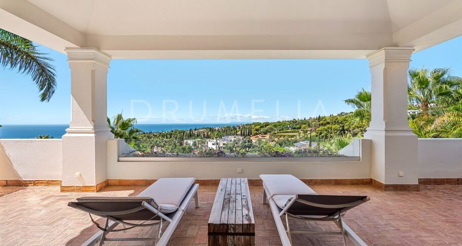 Villa à Cascada de Camoján avec vue panoramique sur la mer