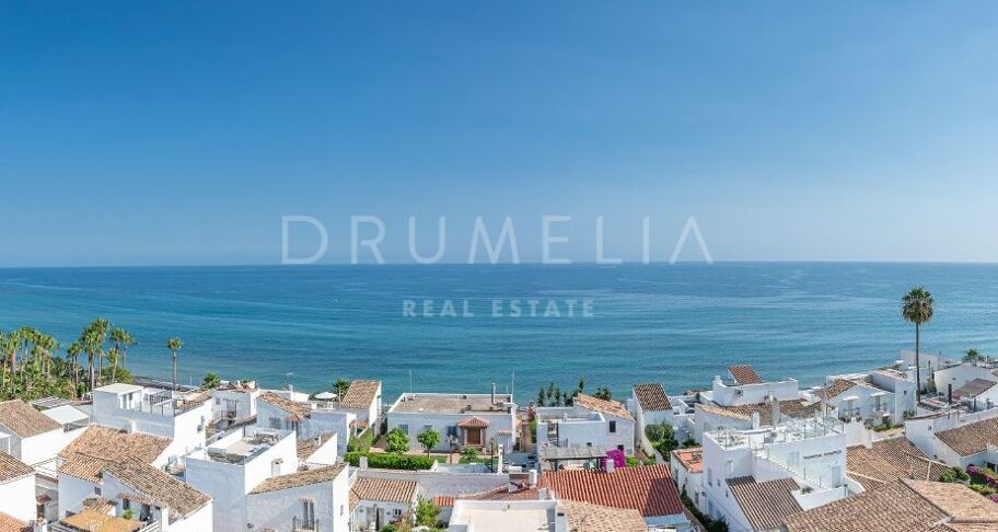 Spectaculaire penthouse avec vue sur la mer à Cosmo Beach, Estepona, à quelques mètres de la plage