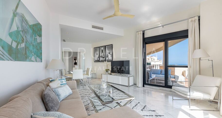Spectaculaire penthouse avec vue sur la mer à Cosmo Beach, Estepona, à quelques mètres de la plage
