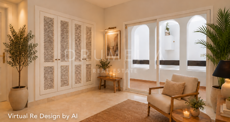 Apartment mit seitlichem Meerblick in Las Tortugas de Aloha, Nueva Andalucía