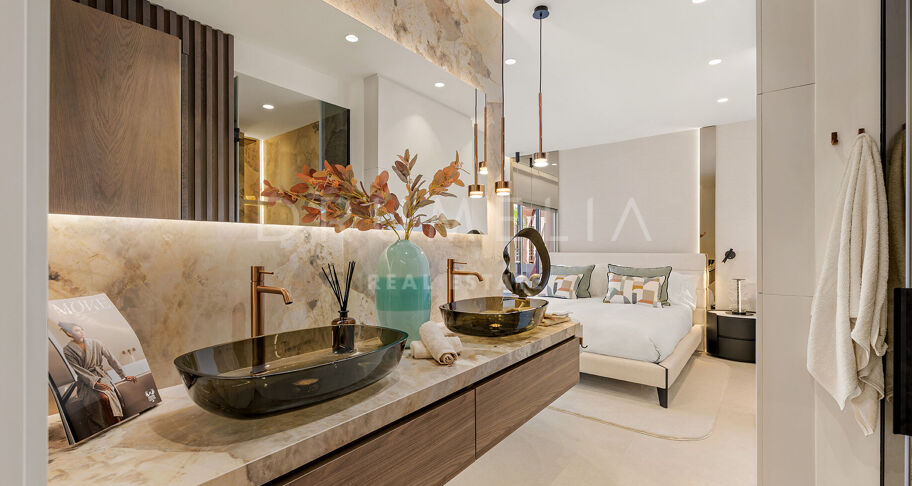 Verfijnd appartement aan het strand, New Golden Mile
