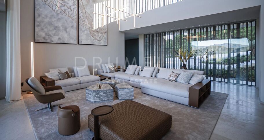 Brand-New Villa with Partial Sea Views in La Zagaleta, Benahavís
