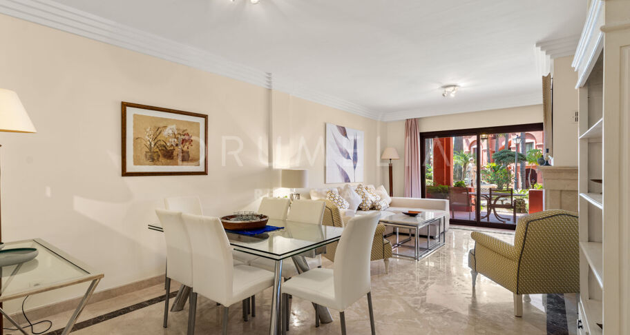 Élégant appartement en rez-de-chaussée avec vaste terrasse couverte à Vasari Resort, Nueva Andalucía