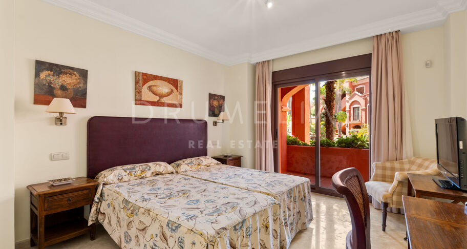 Élégant appartement en rez-de-chaussée avec vaste terrasse couverte à Vasari Resort, Nueva Andalucía
