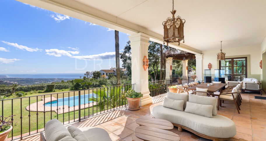 Luxury Mediterranean villa in La Zagaleta with additional plot with project for a second villa - Panoramic sea views in one of Europe's most exclusive gated communities