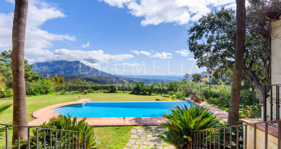 Luxury Mediterranean villa in La Zagaleta with additional plot with project for a second villa - Panoramic sea views in one of Europe's most exclusive gated communities