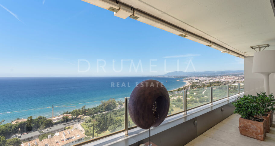 Exklusives Panorama-Penthouse in einer der begehrtesten Gegenden von Ost-Marbella