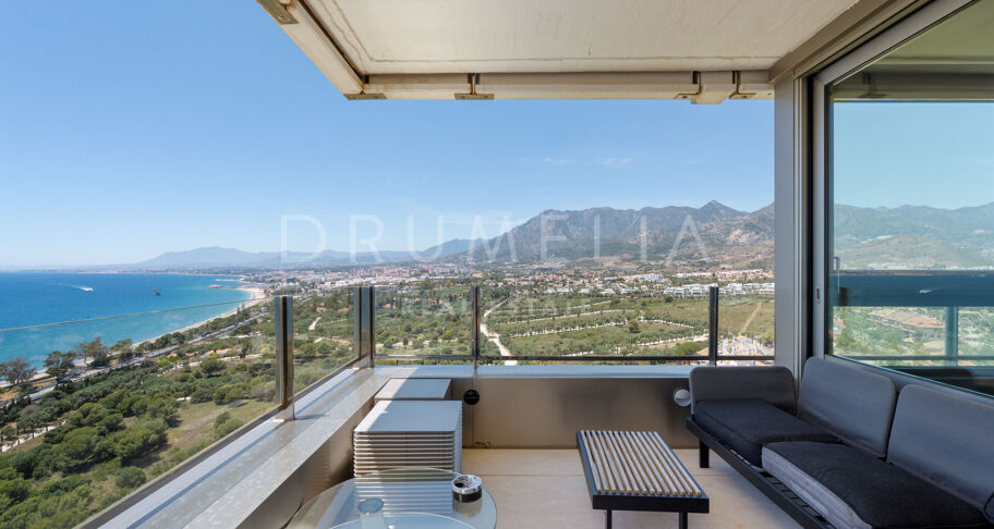 Exklusives Panorama-Penthouse in einer der begehrtesten Gegenden von Ost-Marbella