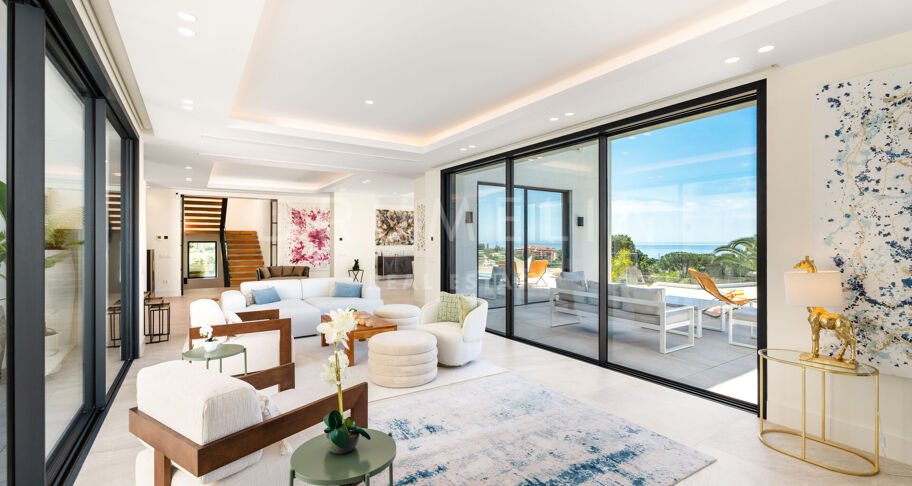 Contemporary Sea-View Villa in Río Real, Marbella