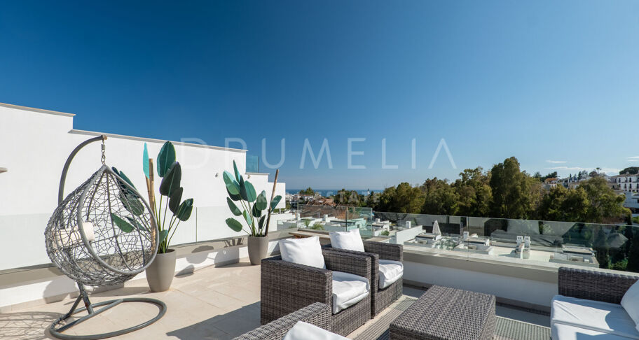 Townhouse met 3 slaapkamers en panoramisch uitzicht aan de Golden Mile