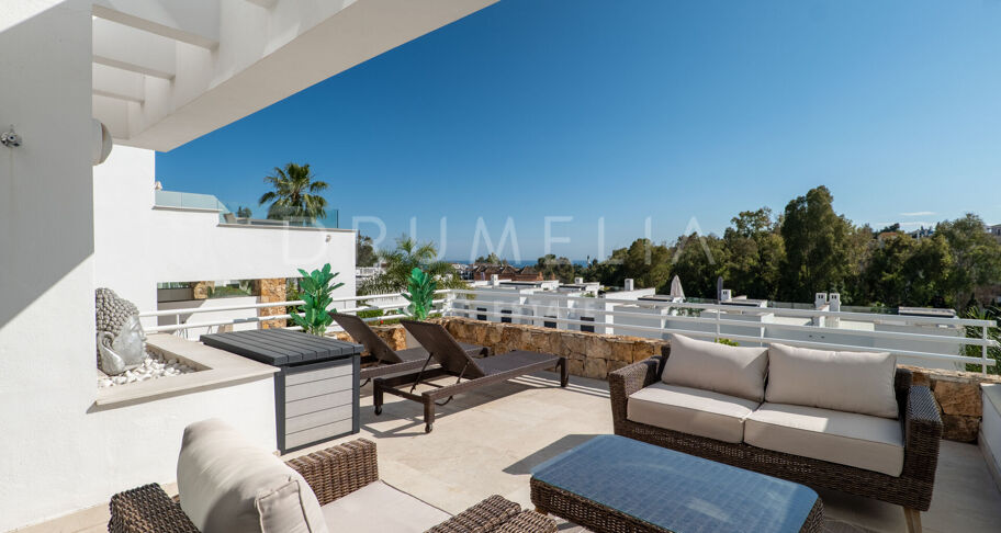Townhouse met 3 slaapkamers en panoramisch uitzicht aan de Golden Mile