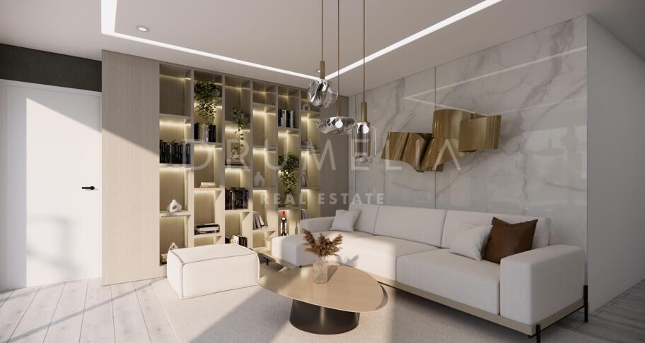 Proyecto de villa contemporánea con piscina y solárium en Elviria, Marbella Este