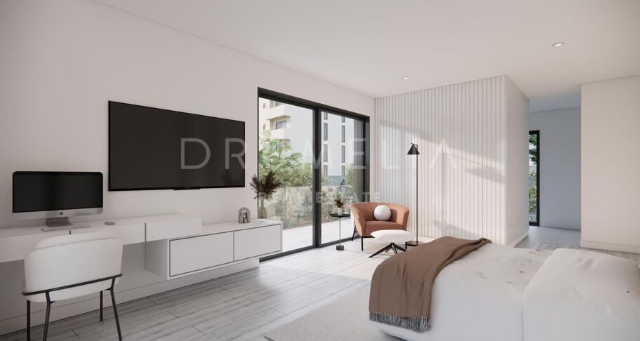 Proyecto de villa contemporánea con piscina y solárium en Elviria, Marbella Este