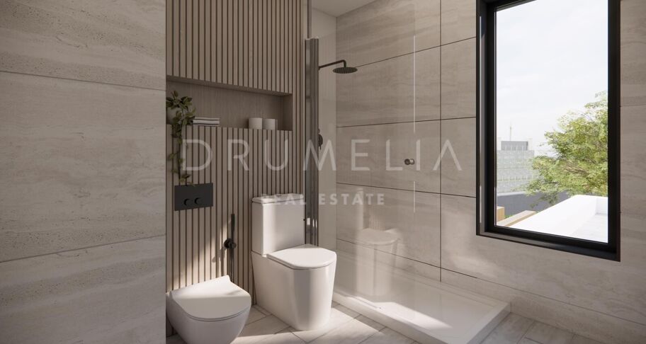 Proyecto de villa contemporánea con piscina y solárium en Elviria, Marbella Este