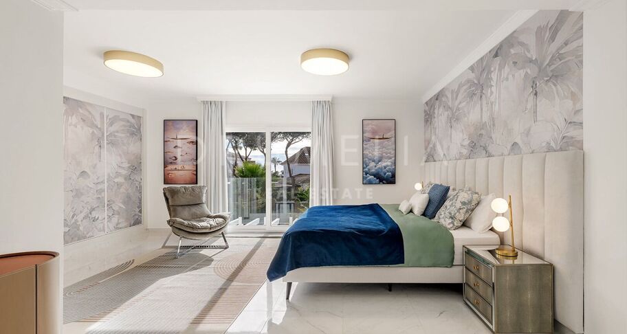 Renovierte strandnahe Villa in Marbesa, Marbella Ost
