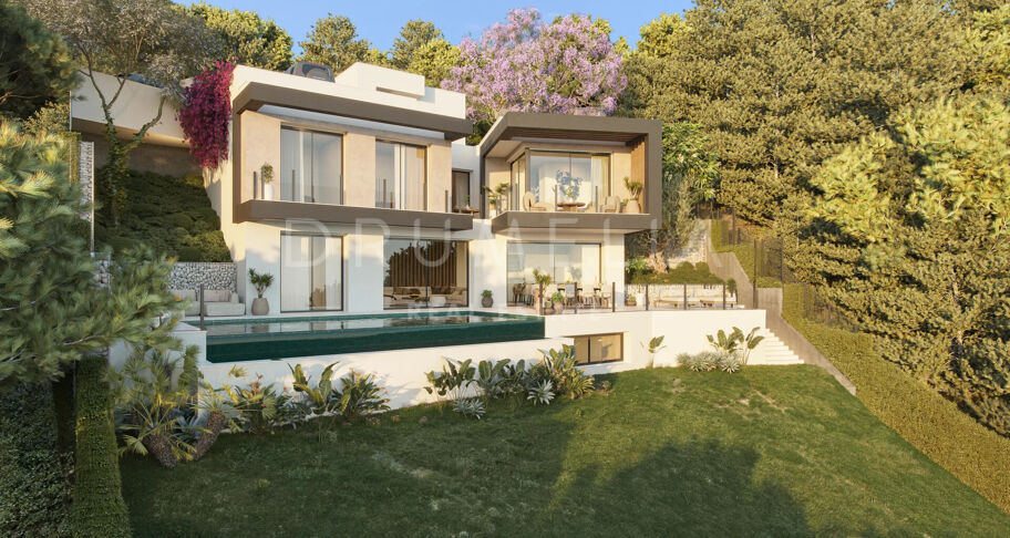 Moderne Luxusvilla in Pinares de San Antón, Málaga Ost