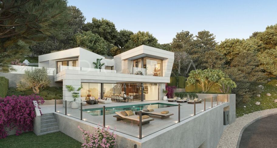 Exklusiv modern villa med havsutsikt och maximal komfort i Málaga
