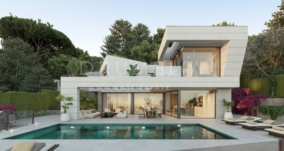 Exklusiv modern villa med havsutsikt och maximal komfort i Málaga