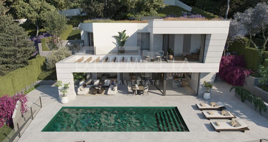 Exklusiv modern villa med havsutsikt och maximal komfort i Málaga
