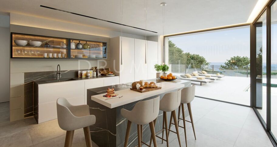 Exklusiv modern villa med havsutsikt och maximal komfort i Málaga