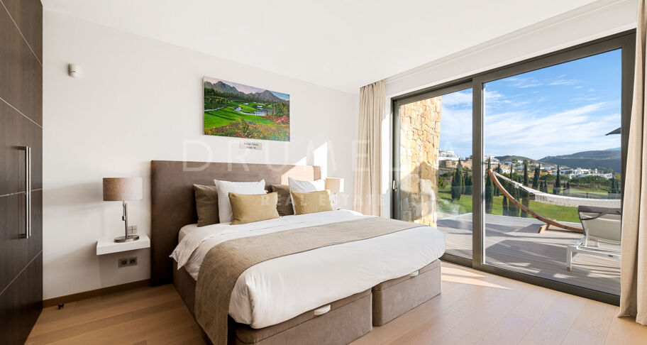 Eerstelijns Golf Moderne Luxe Villa met Uitzicht, Los Flamingos, Benahavis