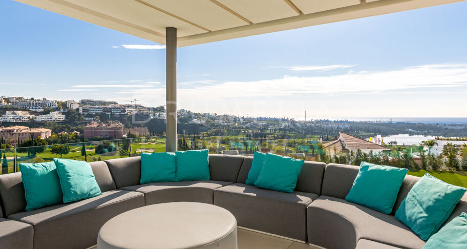 Eerstelijns Golf Moderne Luxe Villa met Uitzicht, Los Flamingos, Benahavis