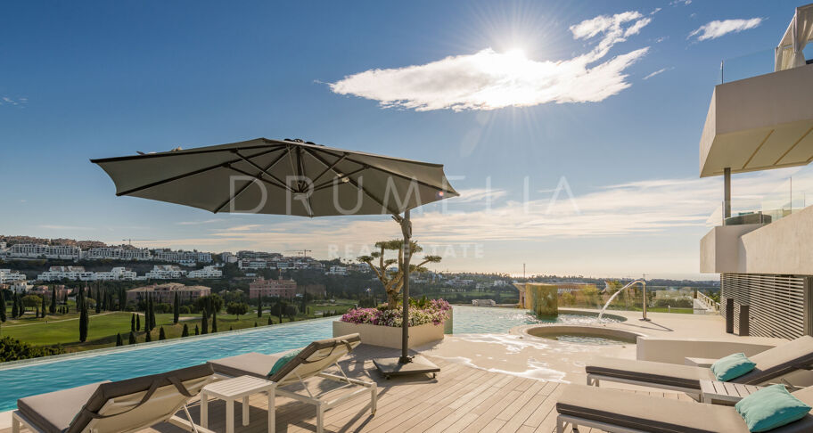 Eerstelijns Golf Moderne Luxe Villa met Uitzicht, Los Flamingos, Benahavis