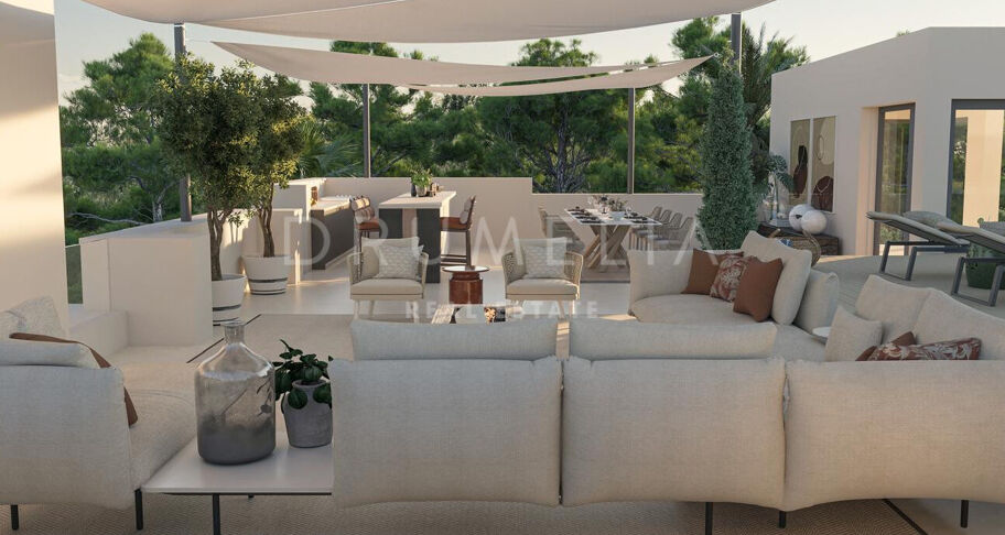 Villa de luxe avec vue mer à Marbella Hill Club