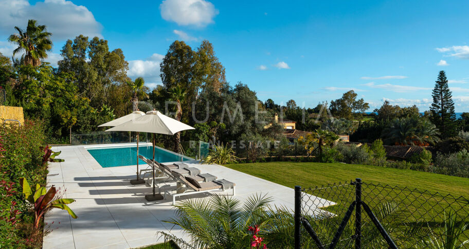 Villa de luxe avec vue mer à Marbella Hill Club