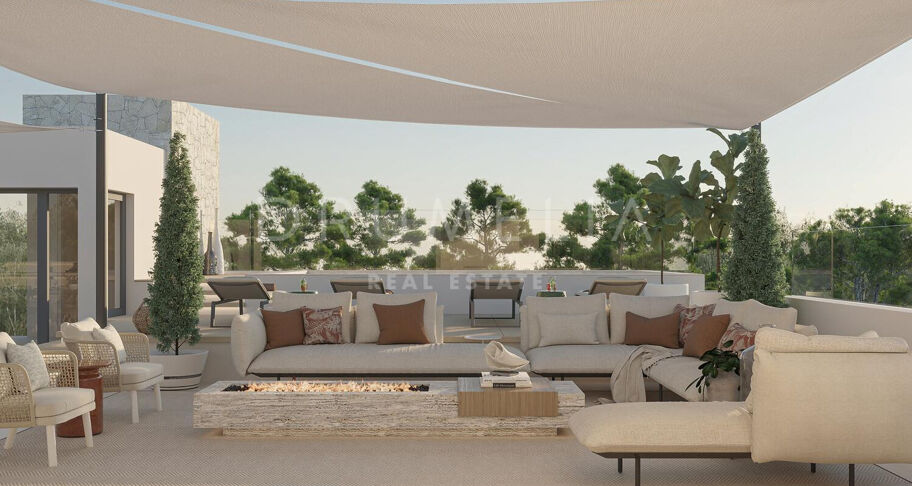 Villa de luxe avec vue mer à Marbella Hill Club