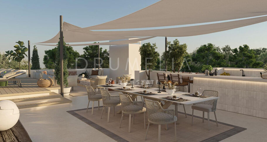 Villa de luxe avec vue mer à Marbella Hill Club