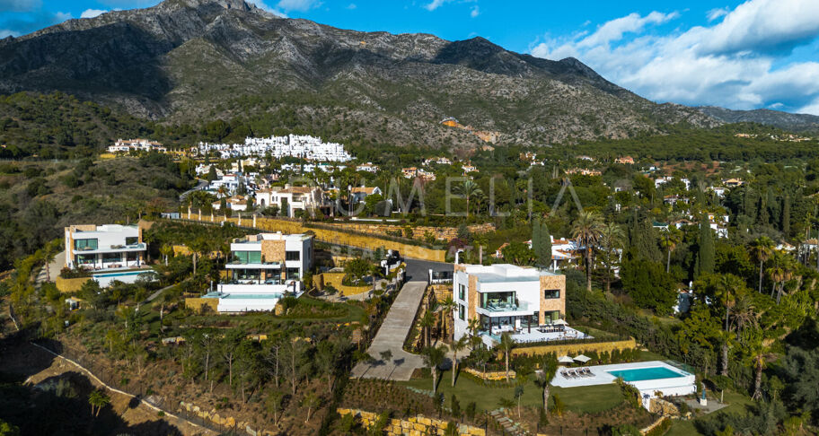 Villa de luxe avec vue mer à Marbella Hill Club