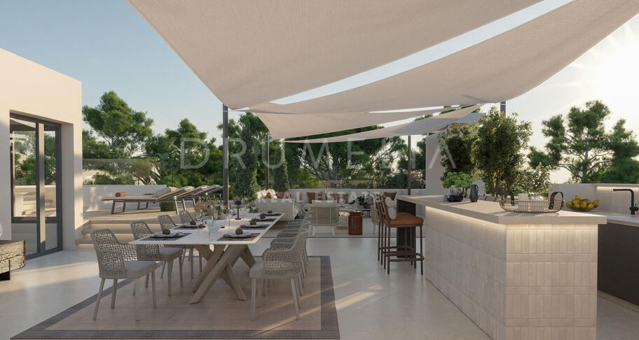 Villa de luxe avec vue mer à Marbella Hill Club