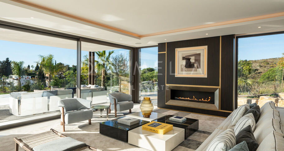 Villa de luxe avec vue mer à Marbella Hill Club