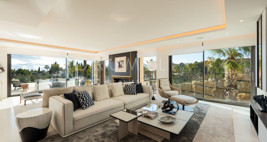 Villa de luxe avec vue mer à Marbella Hill Club