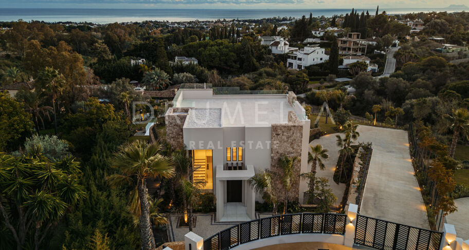 Villa de luxe avec vue mer à Marbella Hill Club