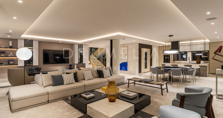 Villa de luxe avec vue mer à Marbella Hill Club